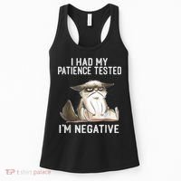 I Had My Patience Tested I'm Negative Cat Funny Sarcasm Women's Tank Top thumb 0