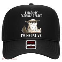 I Had My Patience Tested I'm Negative Cat Funny Sarcasm Hat thumb 0