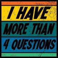 I Have More Than 4 Questions Passover Vintage T-Shirt thumb 7