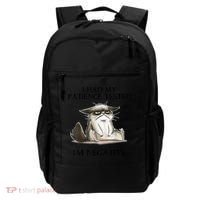 I Had My Patience Tested I'm Negative Cat Funny Backpack thumb 0