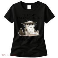I Had My Patience Tested I'm Negative Cat Funny Women's T-Shirt thumb 0