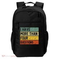 I Have More Than Four Questions Passover Backpack thumb 0