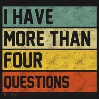 I Have More Than Four Questions Passover Backpack thumb 2