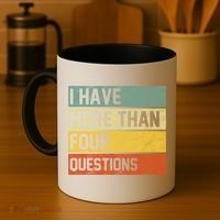I Have More Than Four Questions Passover Coffee Mug thumb 4