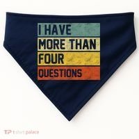 I Have More Than Four Questions Passover USA-Made Doggie Bandana thumb 0