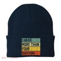 I Have More Than Four Questions Passover Beanie thumb 0