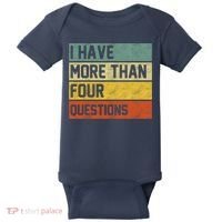 I Have More Than Four Questions Passover Baby Bodysuit thumb 0