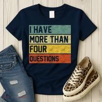 I Have More Than Four Questions Passover Women's T-Shirt thumb 3