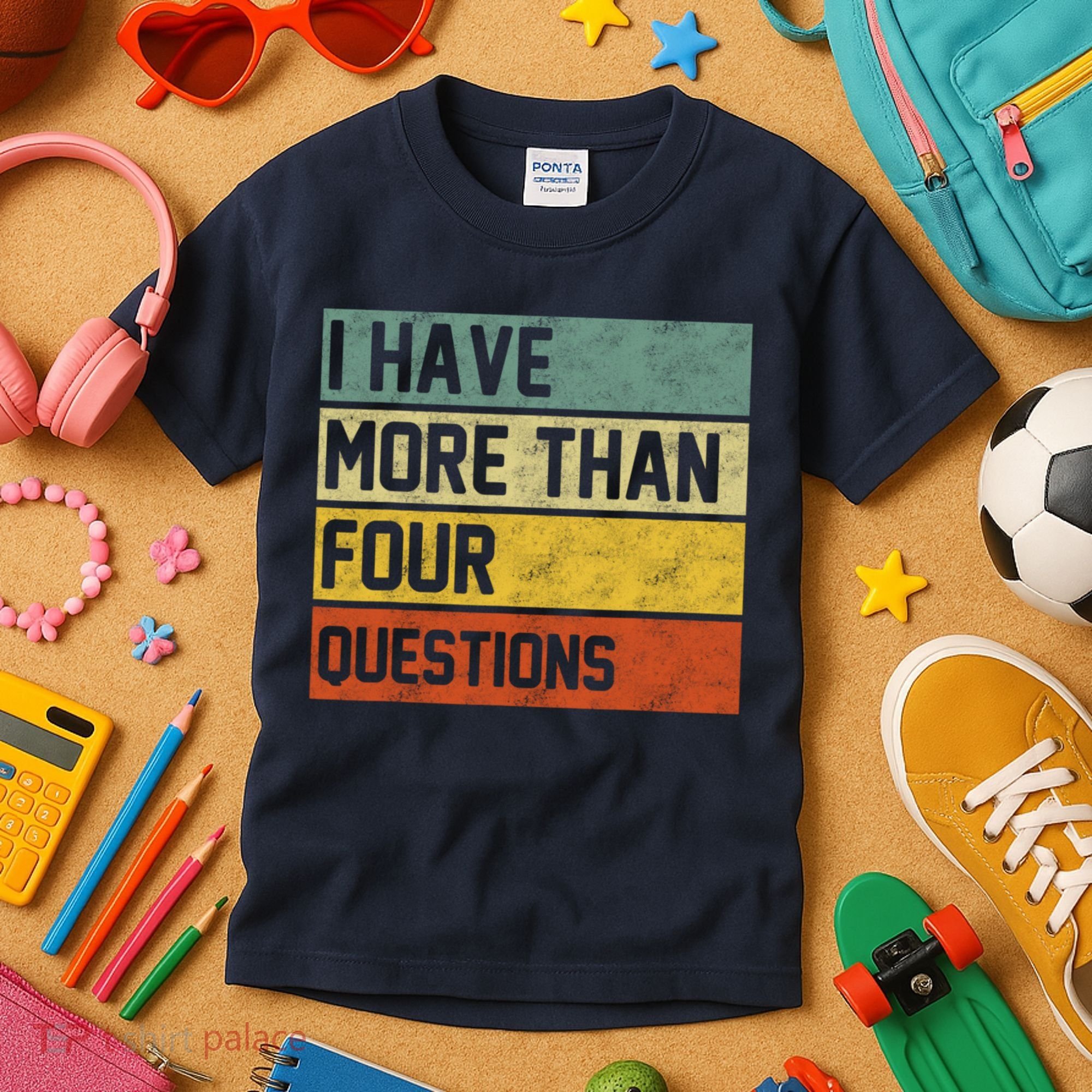 I Have More Than Four Questions Passover Kids T-Shirt