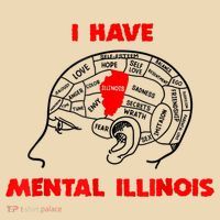 I Have Mental Illinois Funny Pun, Illinoisan Humor Tote Bag thumb 4