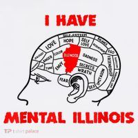 I Have Mental Illinois Funny Pun, Illinoisan Humor Visor thumb 3