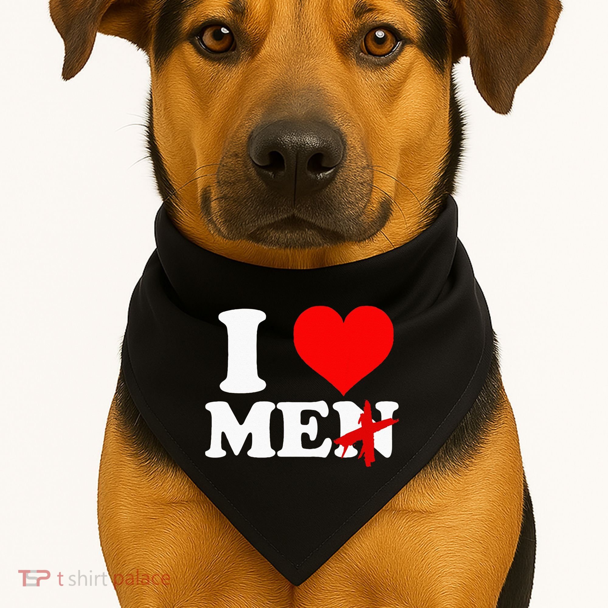 I Heart Me USA-Made Doggie Bandana