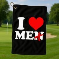 I Heart Me Golf Towel thumb 1