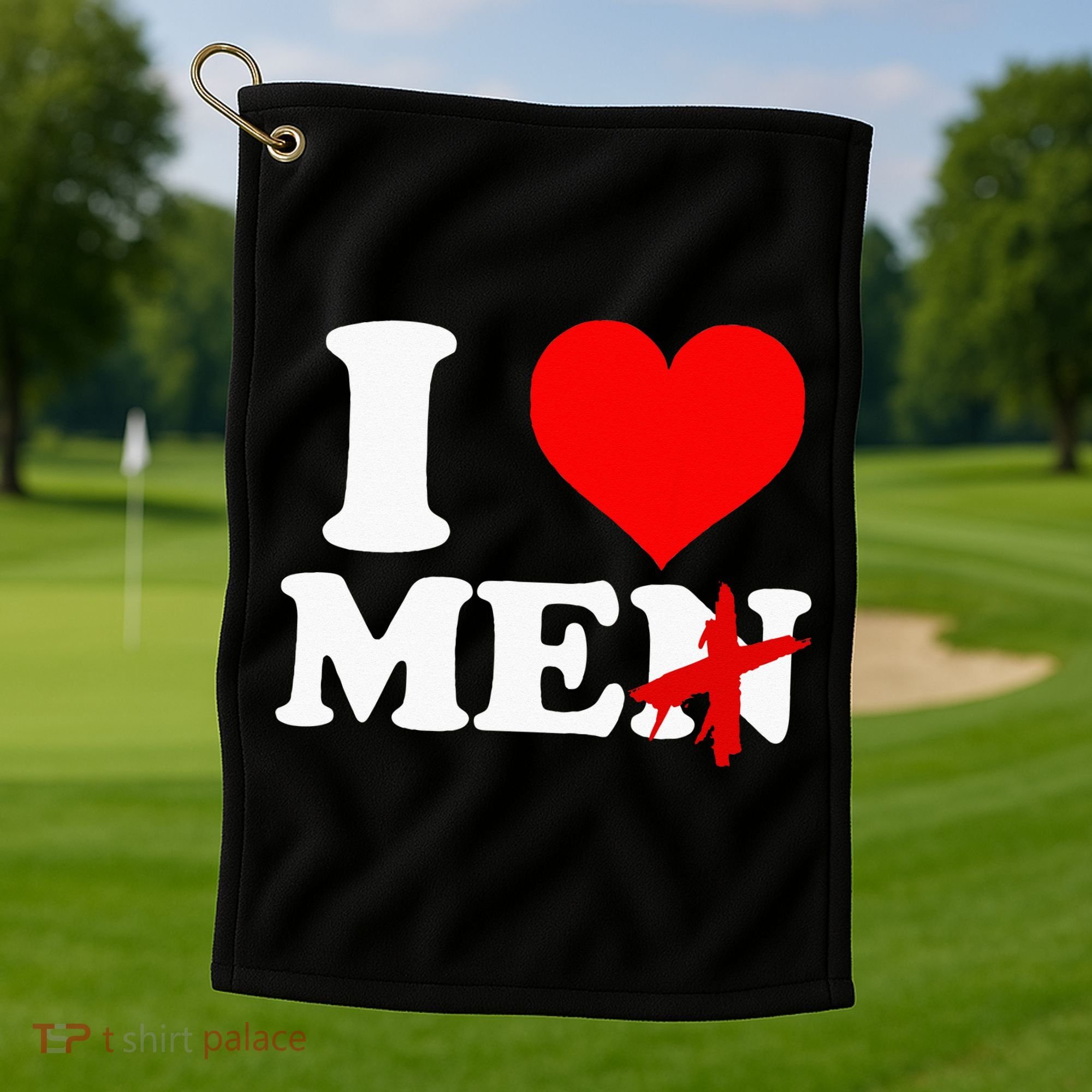 I Heart Me Golf Towel
