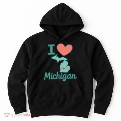 I Heart Michigan Hoodie