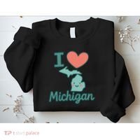 I Heart Michigan Sweatshirt thumb 2