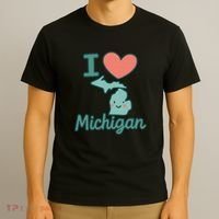 I Heart Michigan T-Shirt thumb 3