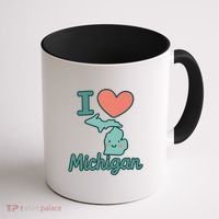 I Heart Michigan Coffee Mug thumb 1