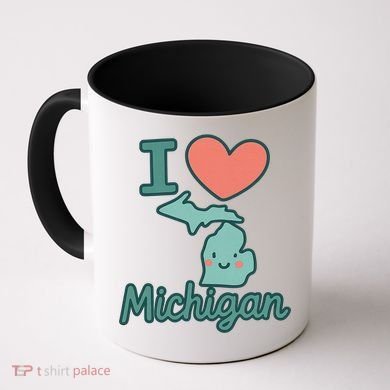 I Heart Michigan Coffee Mug