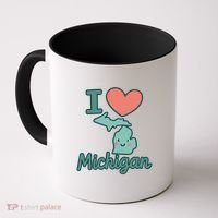 I Heart Michigan Coffee Mug thumb 0