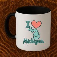 I Heart Michigan Coffee Mug thumb 2