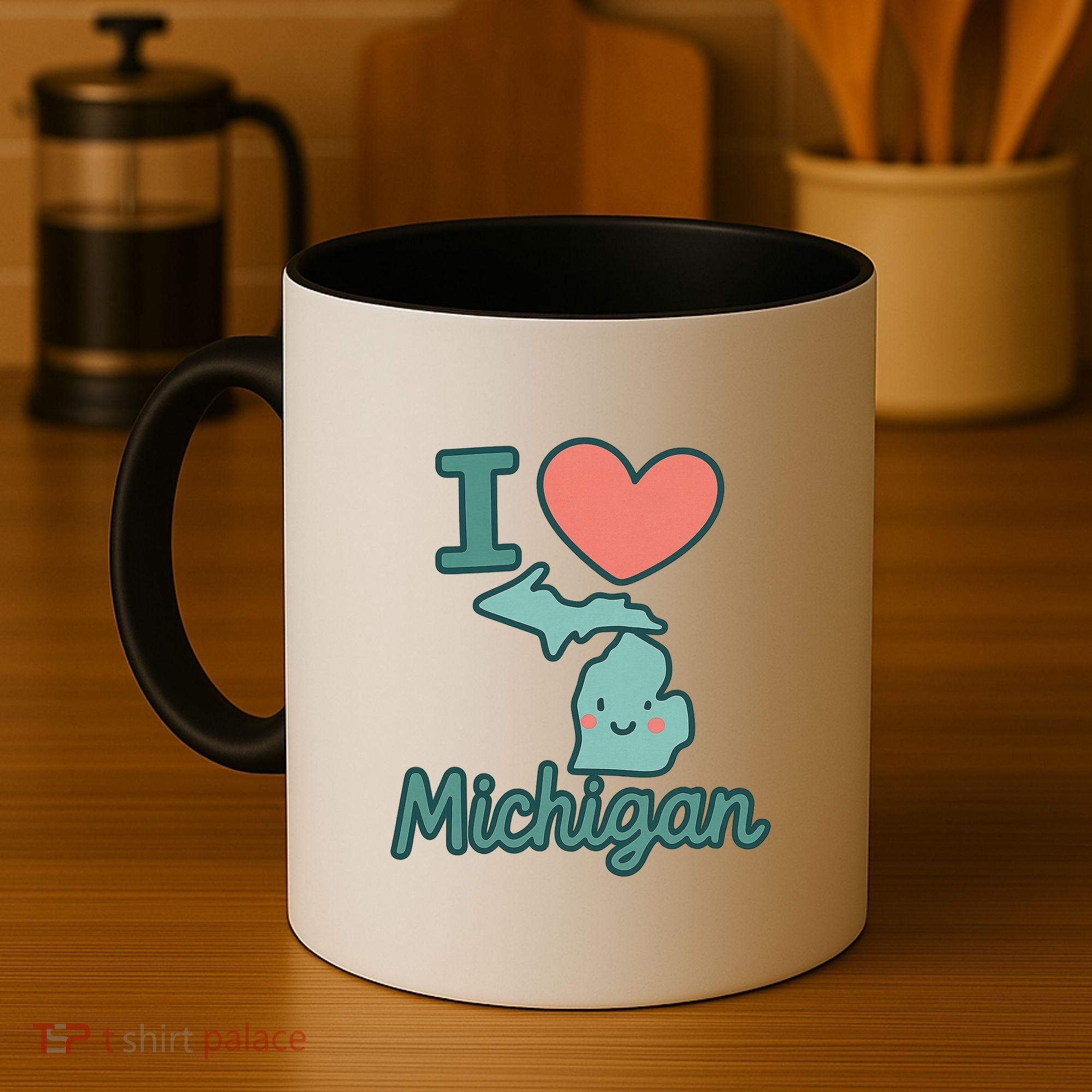 I Heart Michigan Coffee Mug