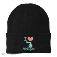 I Heart Michigan Beanie thumb 0
