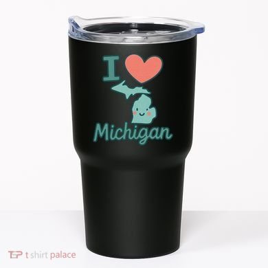 I Heart Michigan Tumbler