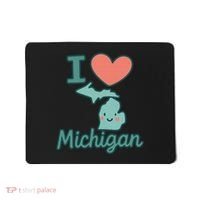 I Heart Michigan Mousepad thumb 0