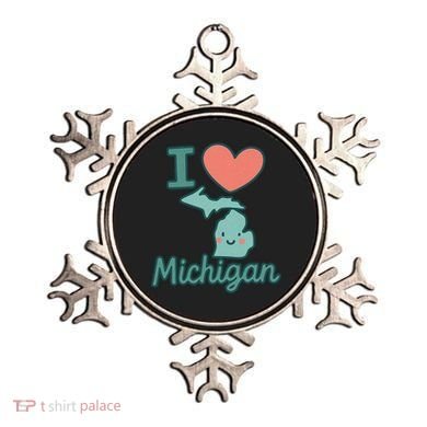 I Heart Michigan Ornament