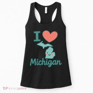 I Heart Michigan Women's Tank Top
