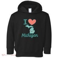I Heart Michigan Toddler Hoodie thumb 0