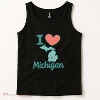 I Heart Michigan Tank Top thumb 2