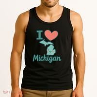 I Heart Michigan Tank Top thumb 3