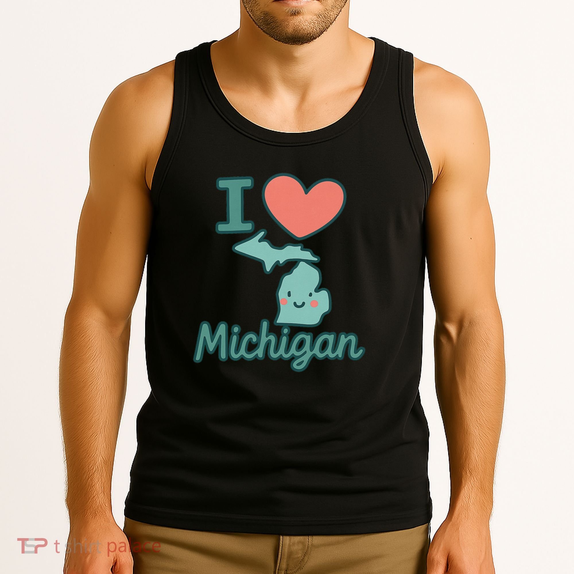 I Heart Michigan Tank Top