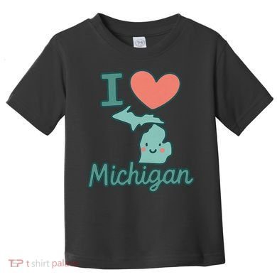 I Heart Michigan Toddler T-Shirt
