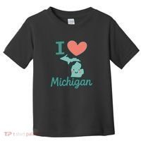 I Heart Michigan Toddler T-Shirt thumb 0