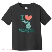 I Heart Michigan Toddler T-Shirt thumb 0