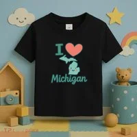 I Heart Michigan Toddler T-Shirt thumb 3