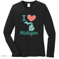 I Heart Michigan Women's Long Sleeve Shirt thumb 0