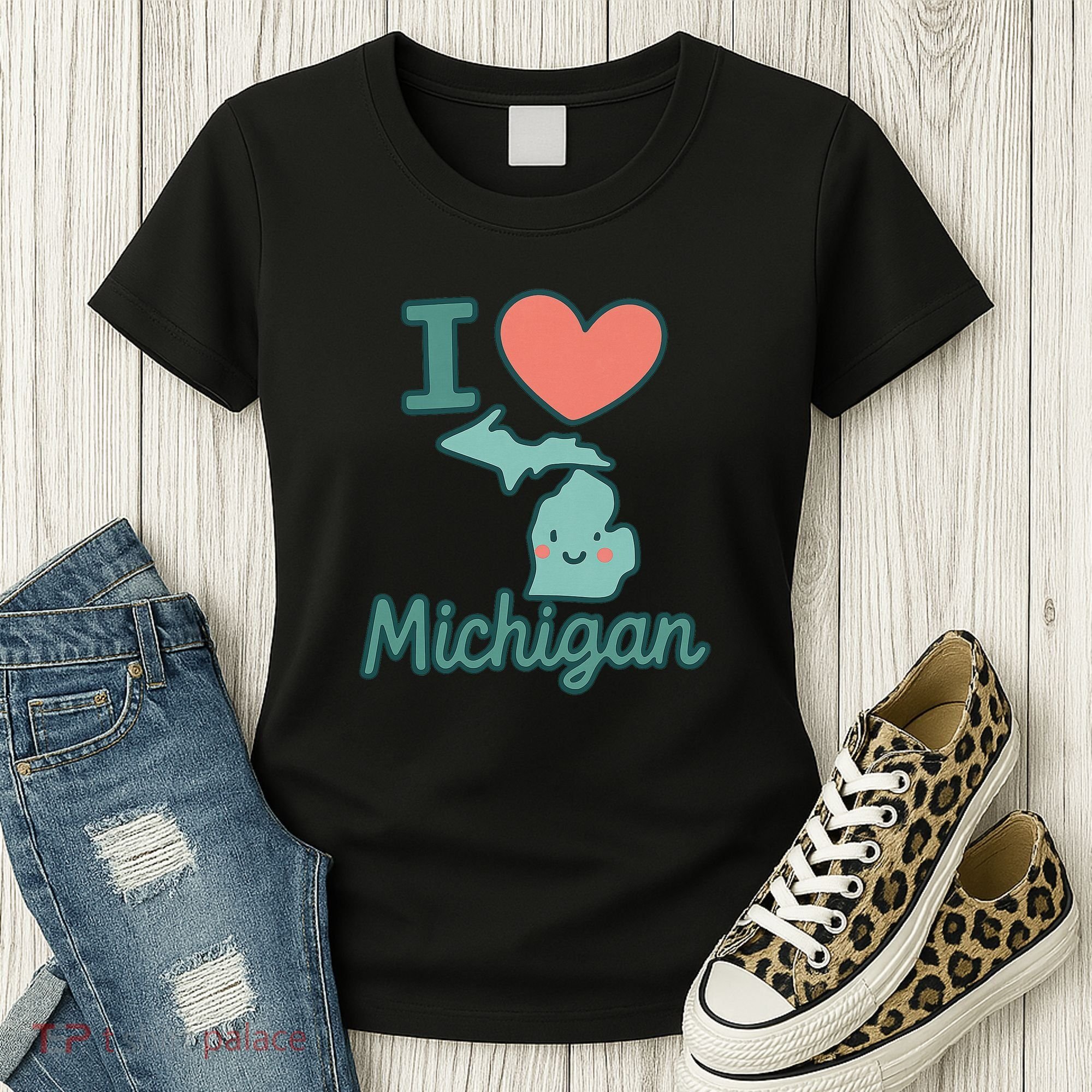 I Heart Michigan Women's T-Shirt