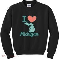 I Heart Michigan Kids Sweatshirt thumb 0