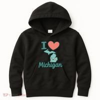 I Heart Michigan Kids Hoodie thumb 0