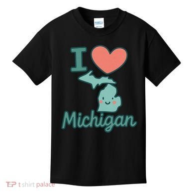 I Heart Michigan Kids T-Shirt