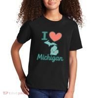 I Heart Michigan Kids T-Shirt thumb 2