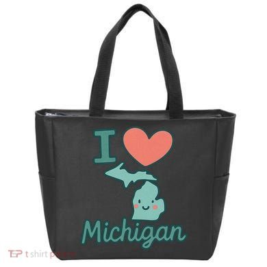 I Heart Michigan Tote Bag