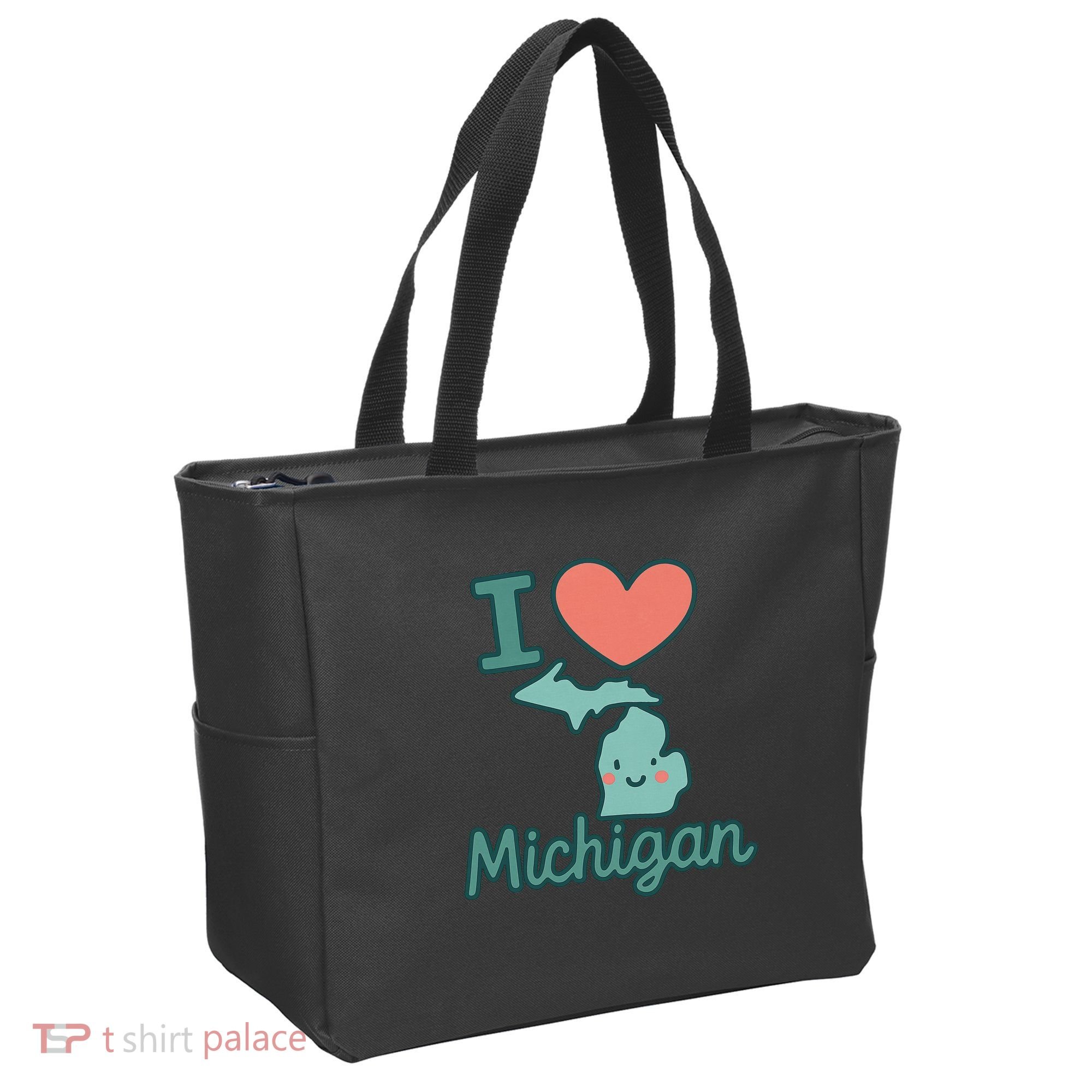 I Heart Michigan Tote Bag