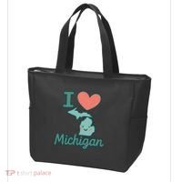 I Heart Michigan Tote Bag thumb 3