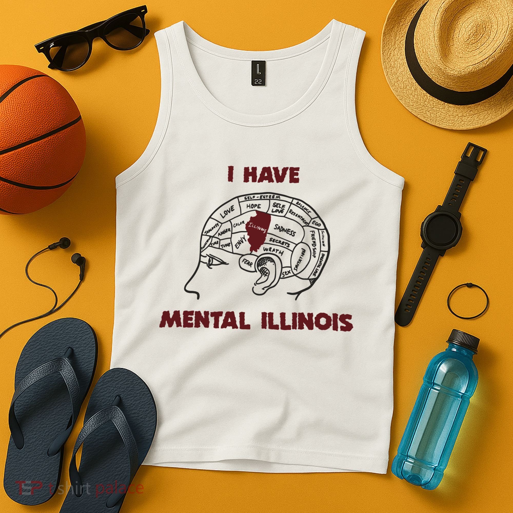 I Have Mental Illinois Mental Illness Mental Health Tank Top