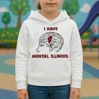 I Have Mental Illinois Mental Illness Mental Health Kids Hoodie thumb 3